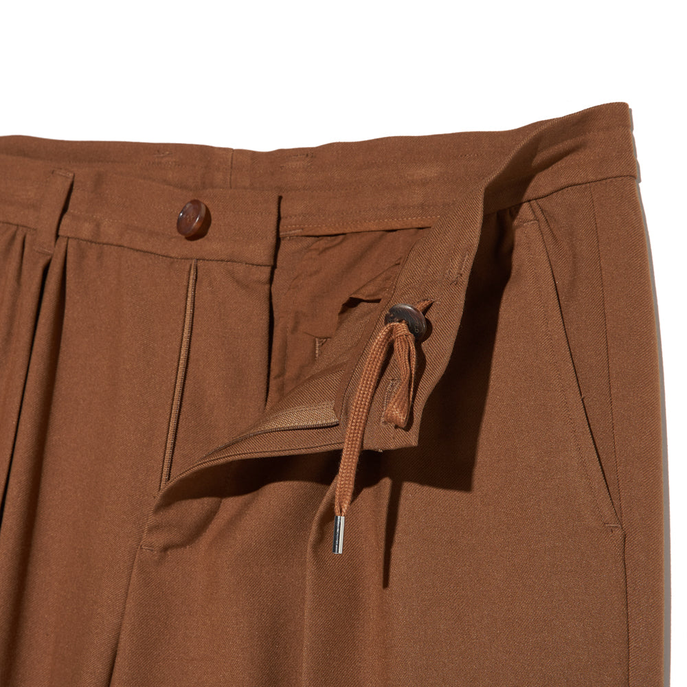 Shirring Trousers in Brown