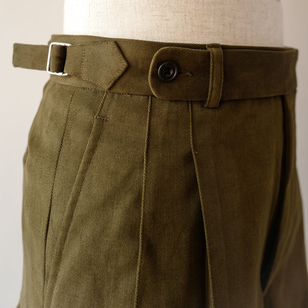 C1 Shorts in green cotton