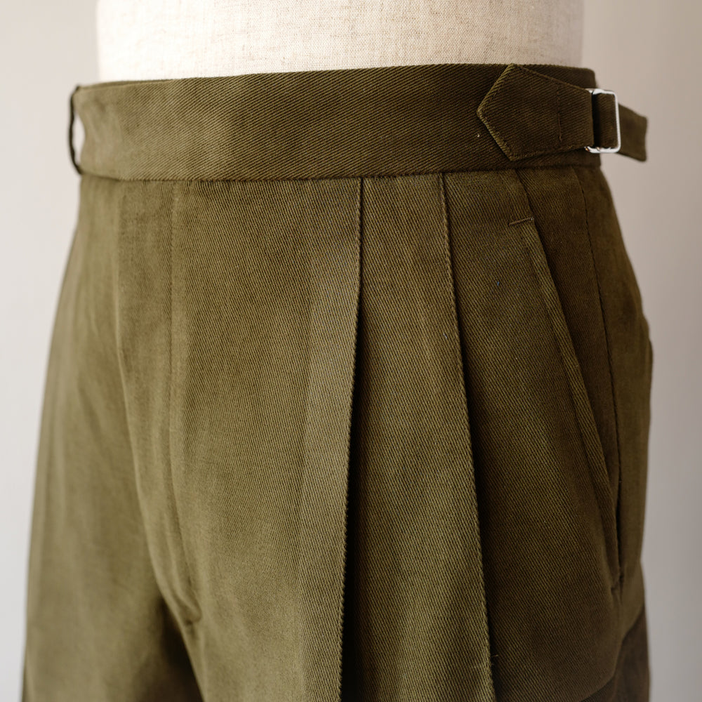 C1 Shorts in green cotton