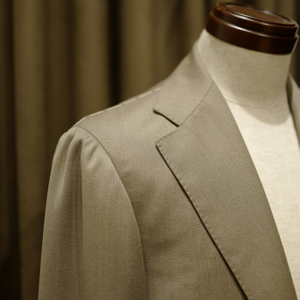 Beige Covert Cloth Suit