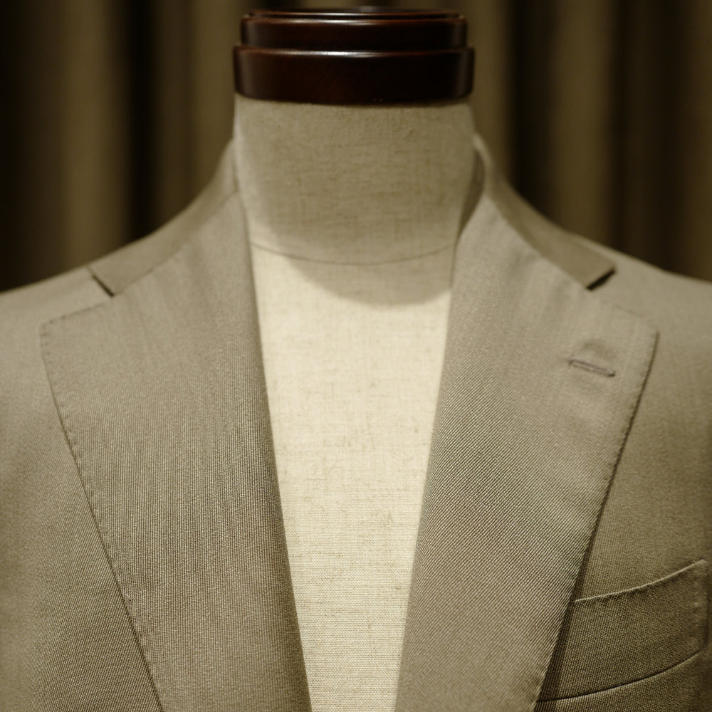 Beige Covert Cloth Suit