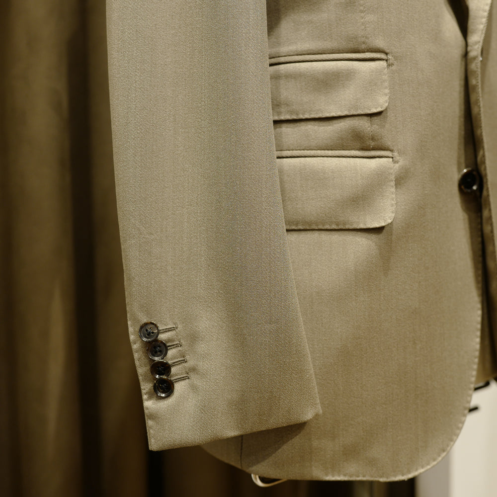 Beige Covert Cloth Suit