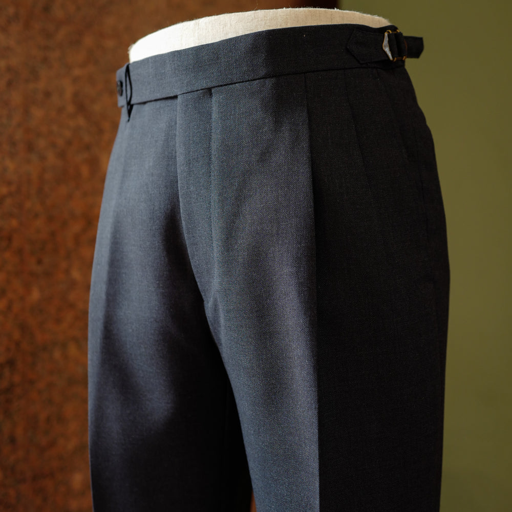 Navy 4-ply Fresco Trousers