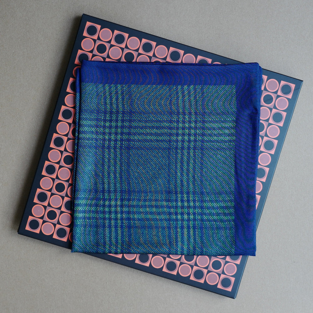 Green Glen Plaid Pocket Square