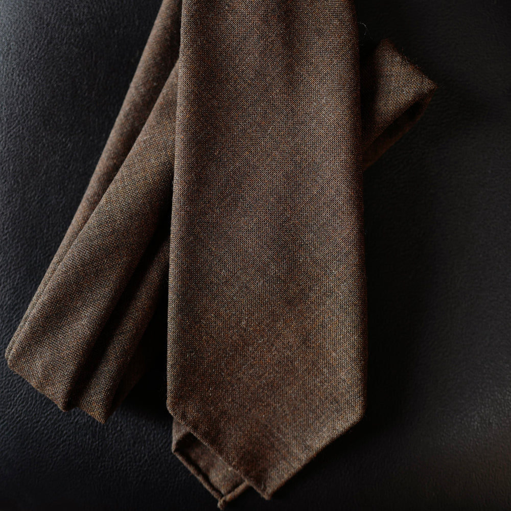 Dark Walnut Melange Fox Air Tie