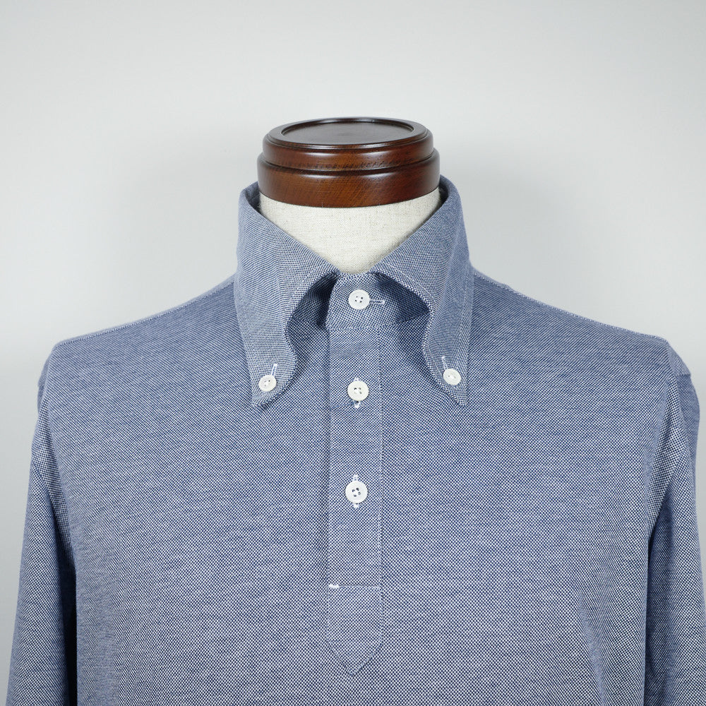 Button down sales long sleeve polo