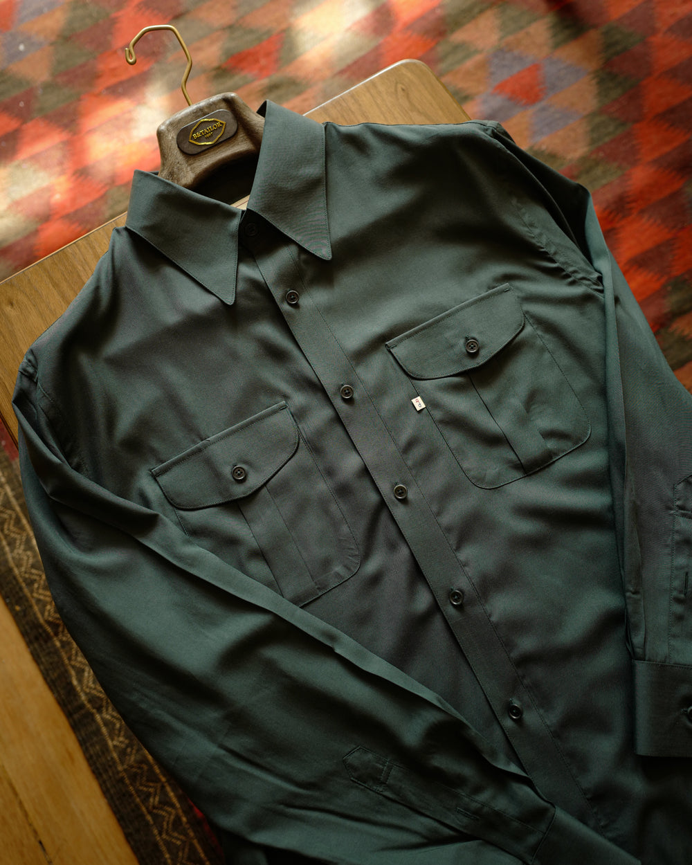 Green Rayon Shirt