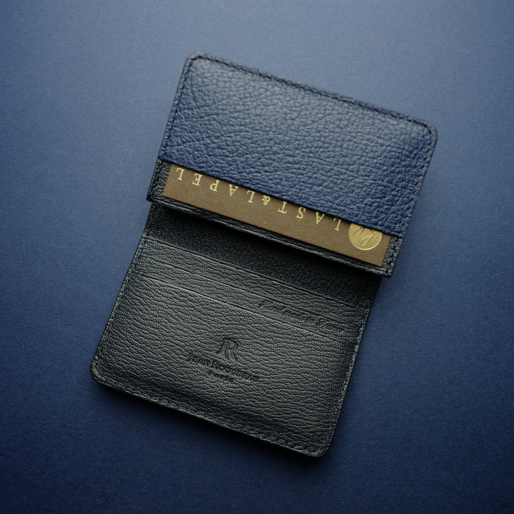 Navy Buffalo Card Wallet