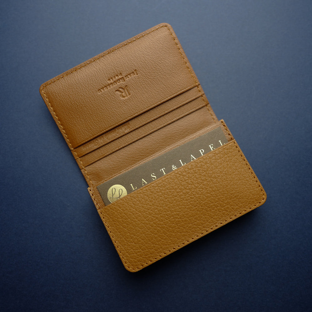 Light Brown Buffalo Card Wallet