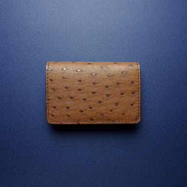 Essentiel Slim Cardholder embossed calf blue King - Maison Jean Rousseau