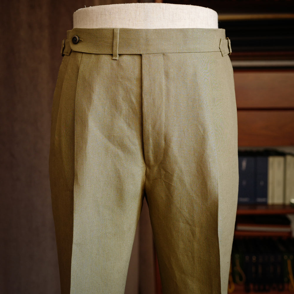 Oatmeal Linen Trousers (New Classic)