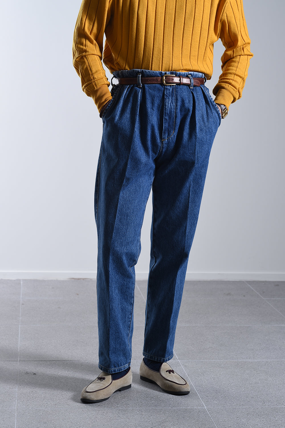 Pieghe II Jeans in Blue