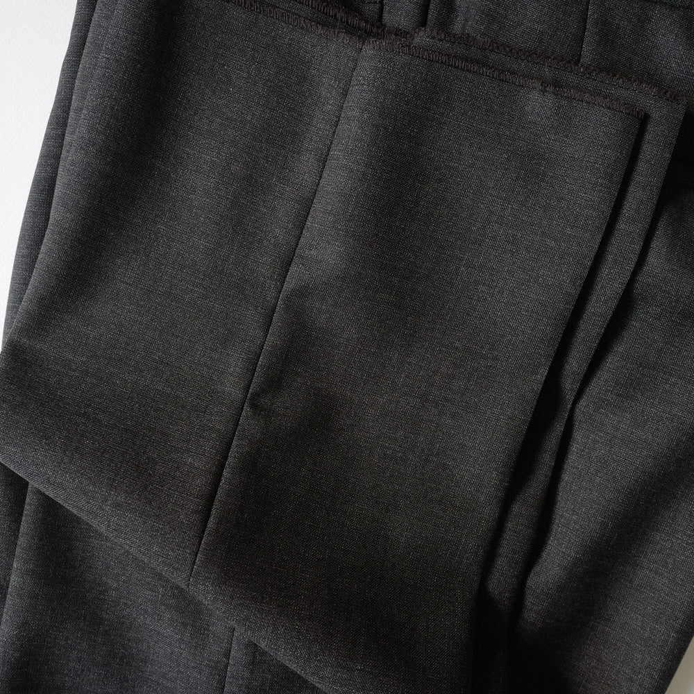 Grey Fresco Wool Trousers