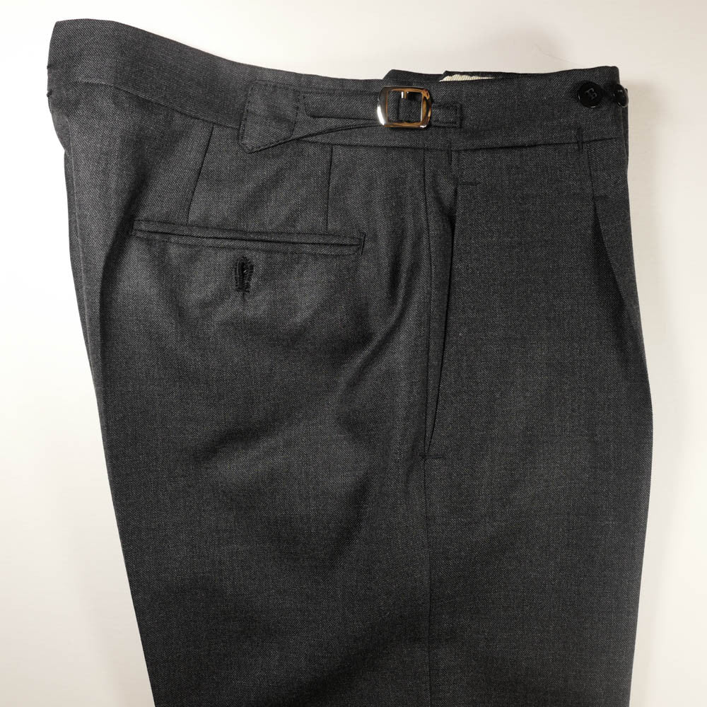 Dark Grey Wool Trousers