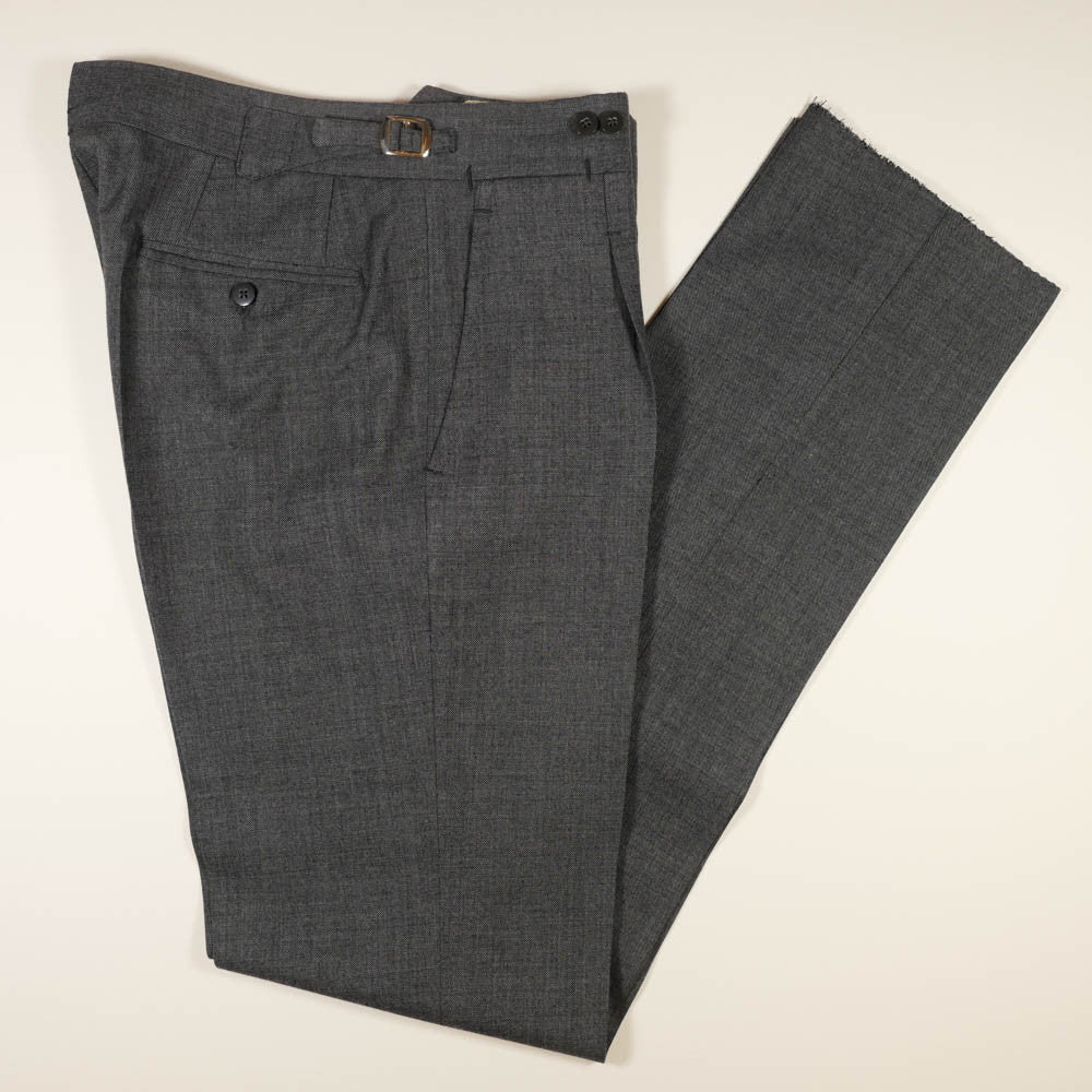 Mid Grey Wool Trousers