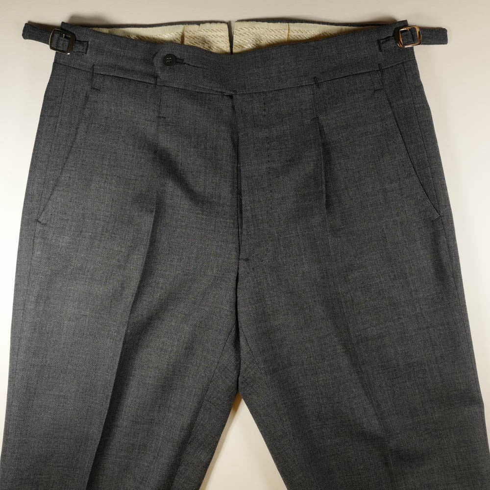 Mid Grey Wool Trousers