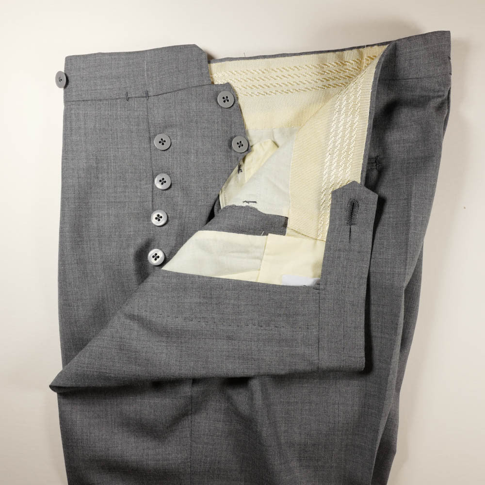 Light Grey Wool Trousers