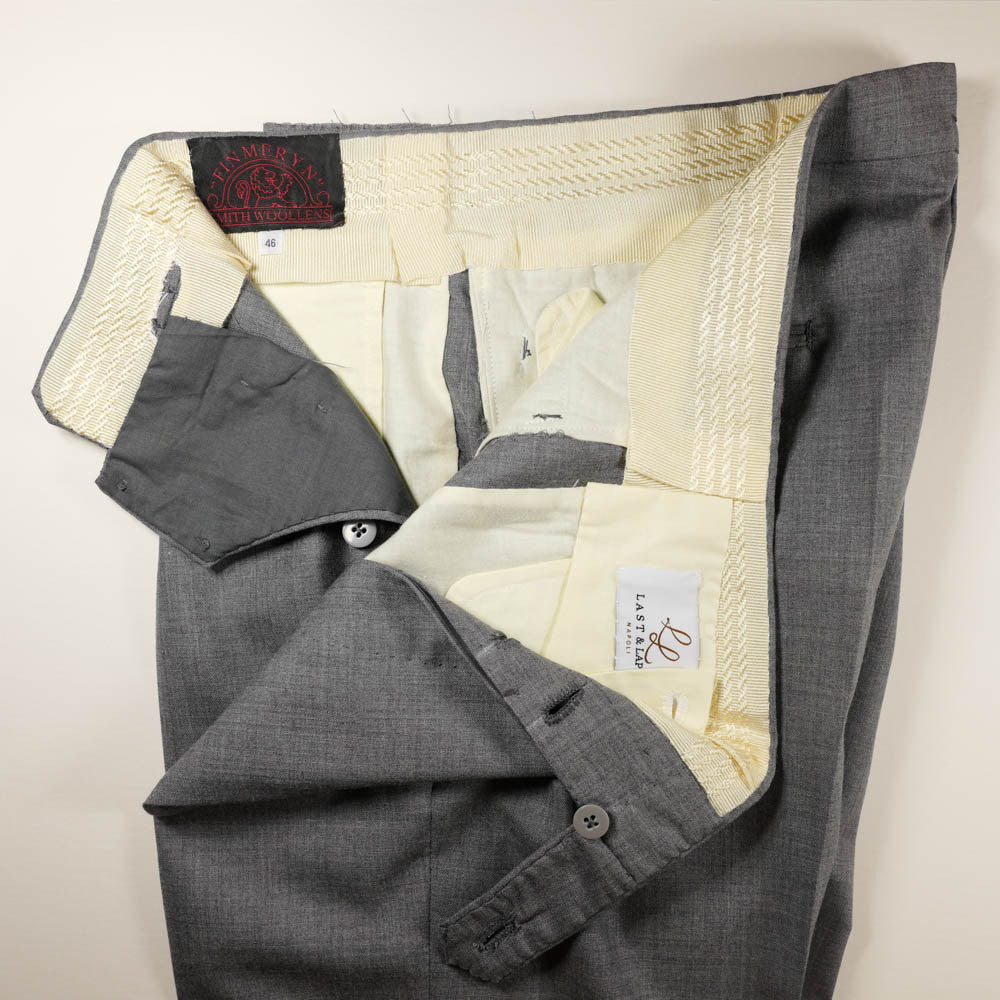 Light Grey Wool Trousers