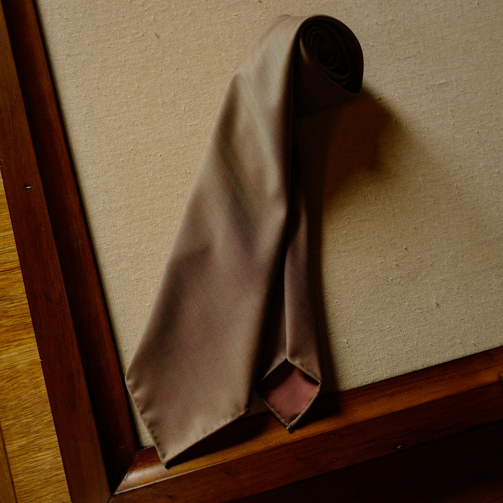 Tan Solaro Wool Tie