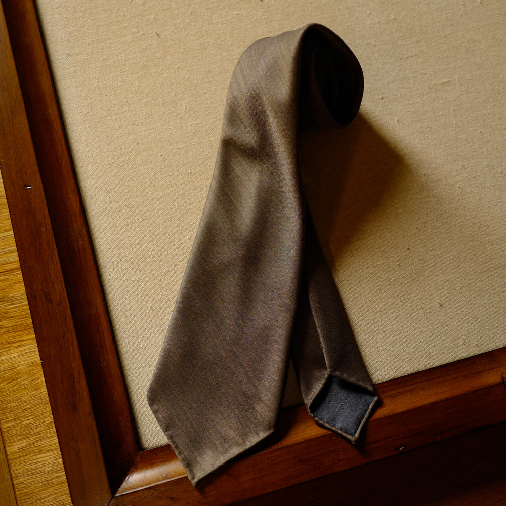 Brown Solaro Wool/Silk Tie