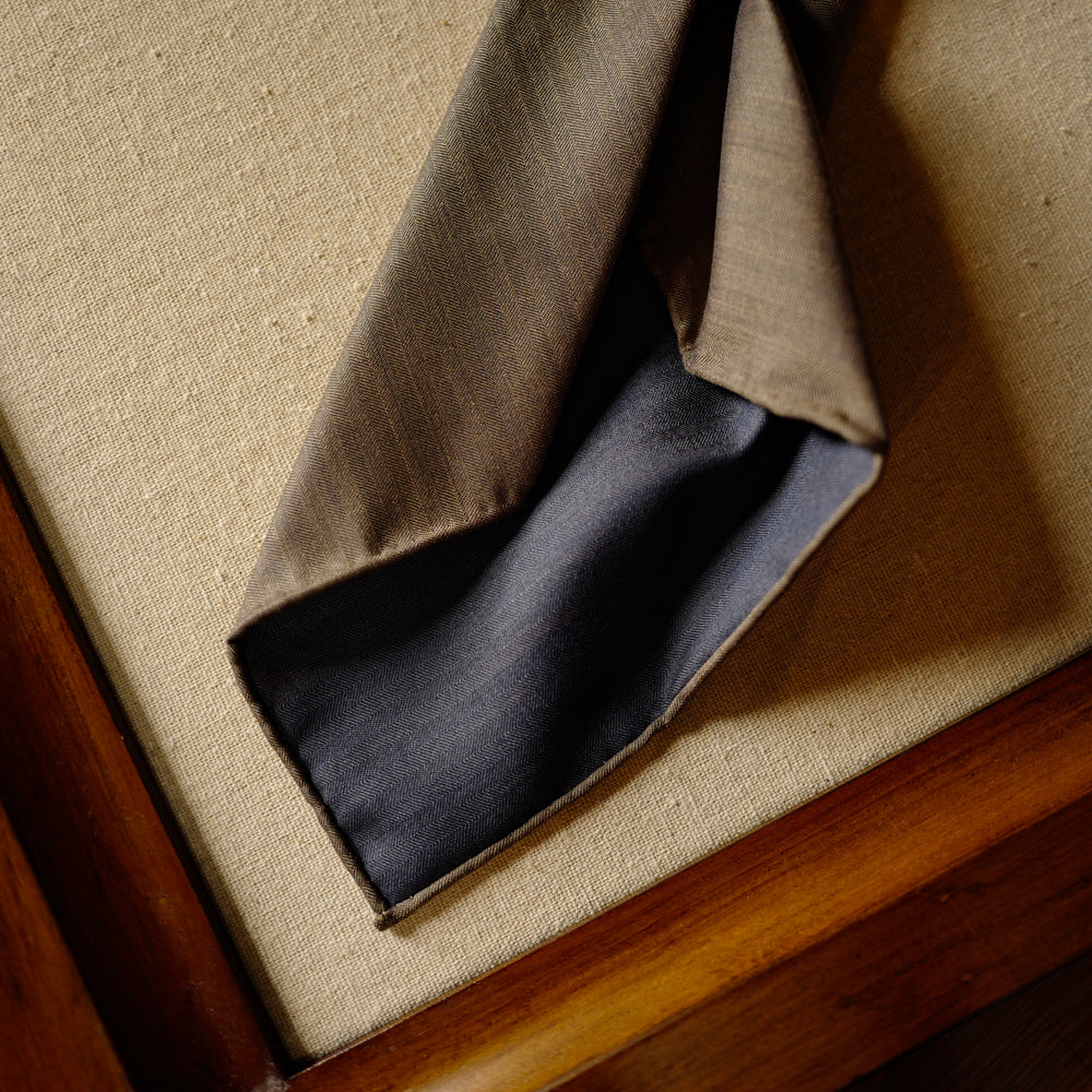 Brown Solaro Wool/Silk Tie