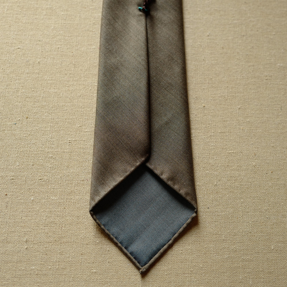 Tan Brown Solaro Wool/Silk Tie