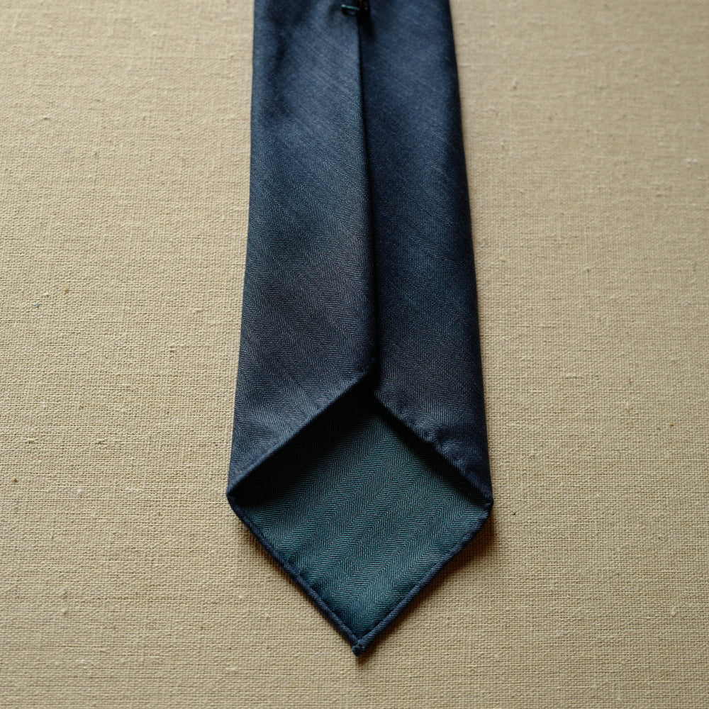 Denim Blue Solaro Wool/Silk Tie