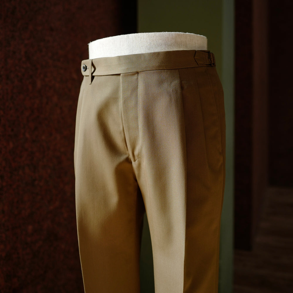 Brown Vintage Wool Trousers