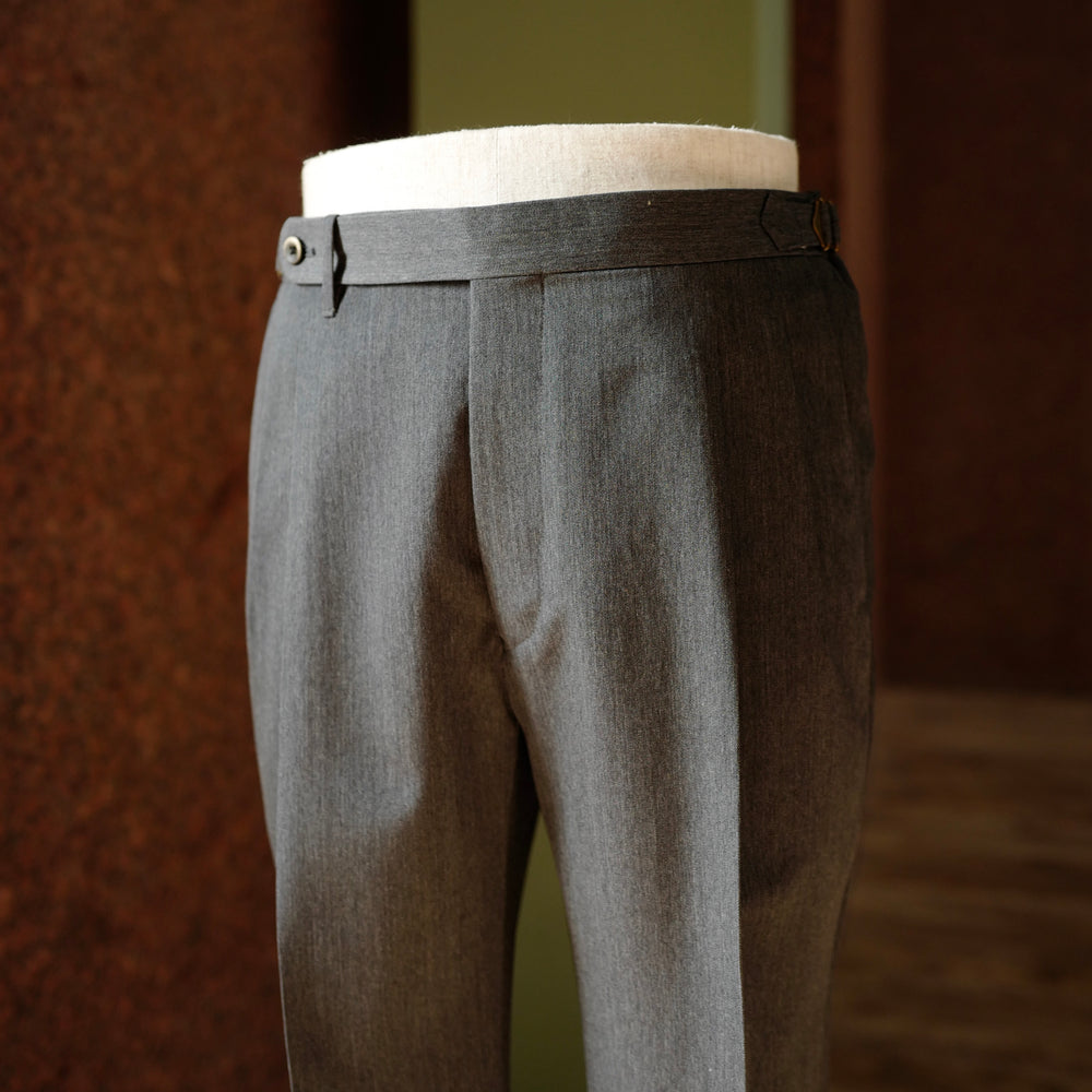 Grey Vintage Wool Trousers