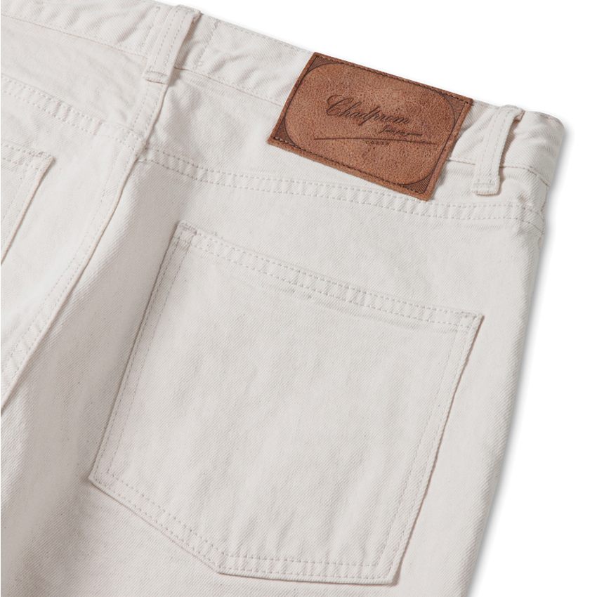 Dritto Jeans in Ecru