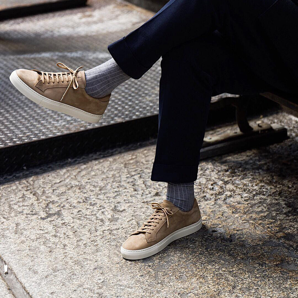 055 Sabbia Nubuck Sneakers